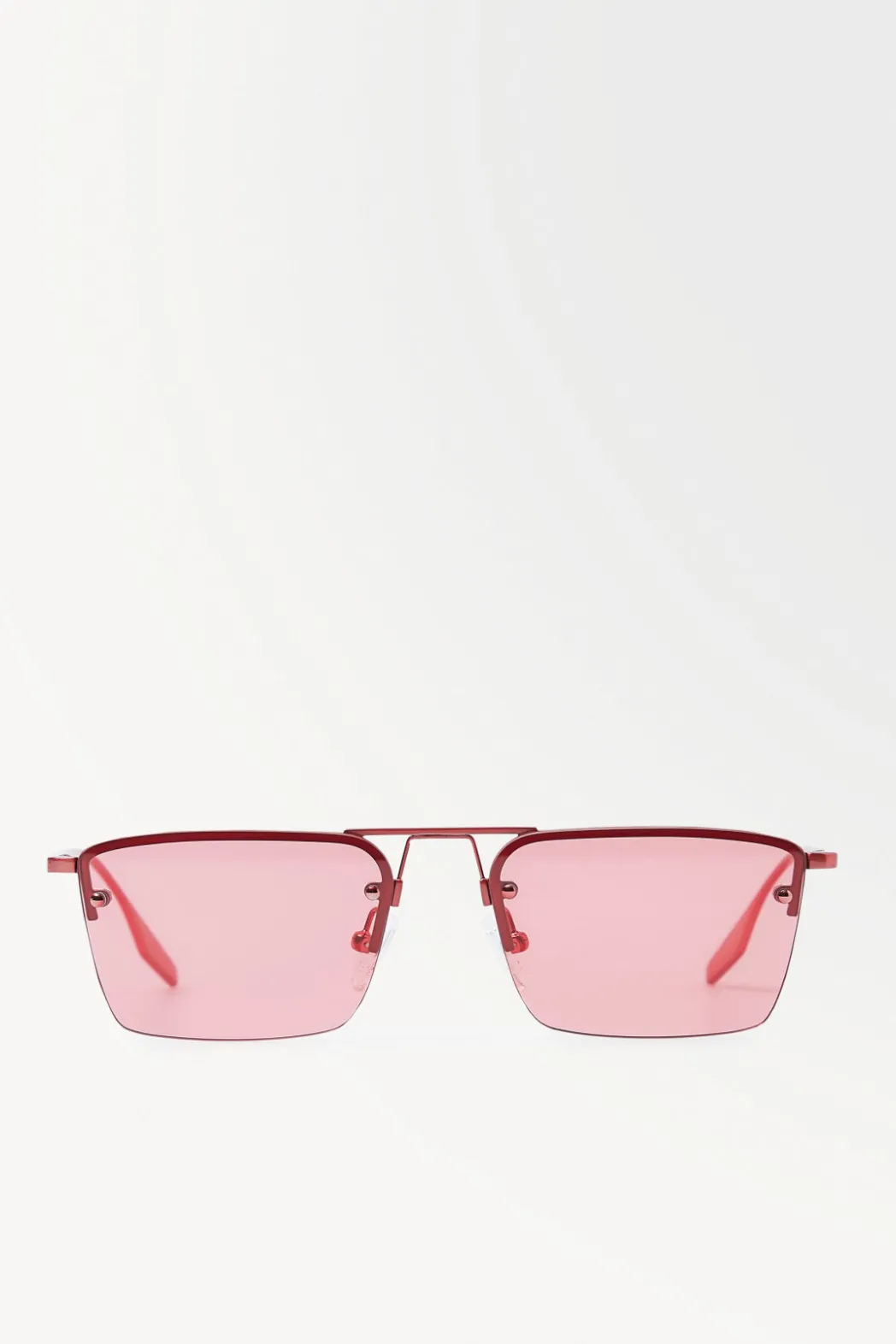 New COS THE FRAMELESS SUNGLASSES RED