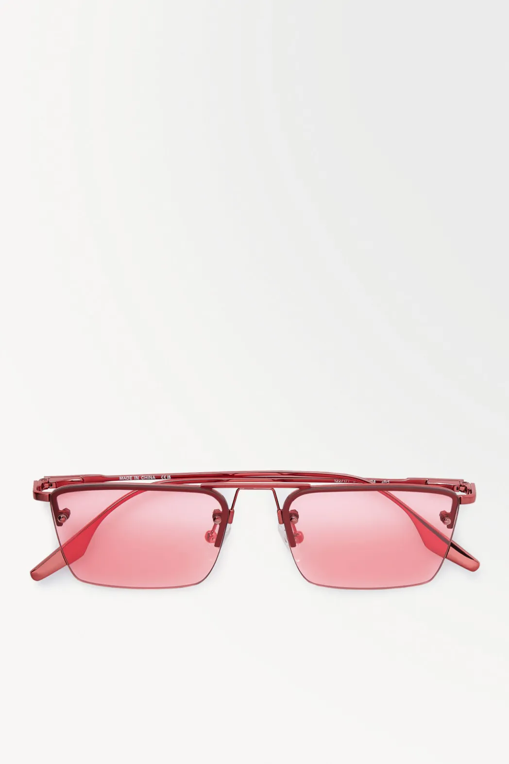 New COS THE FRAMELESS SUNGLASSES RED