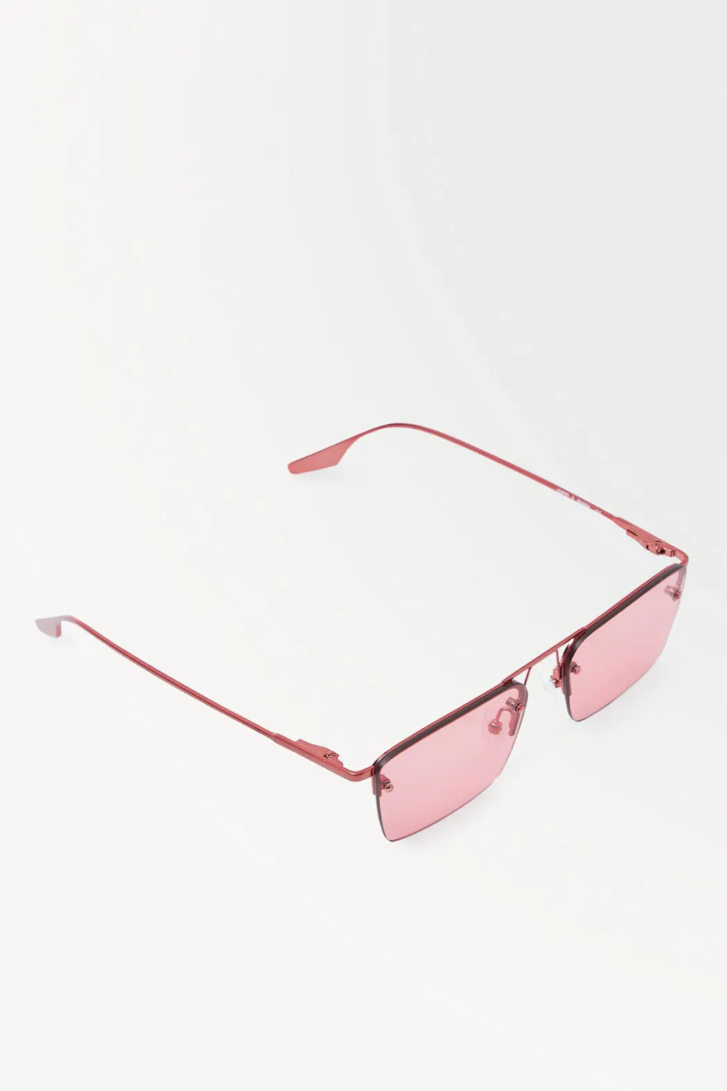 New COS THE FRAMELESS SUNGLASSES RED