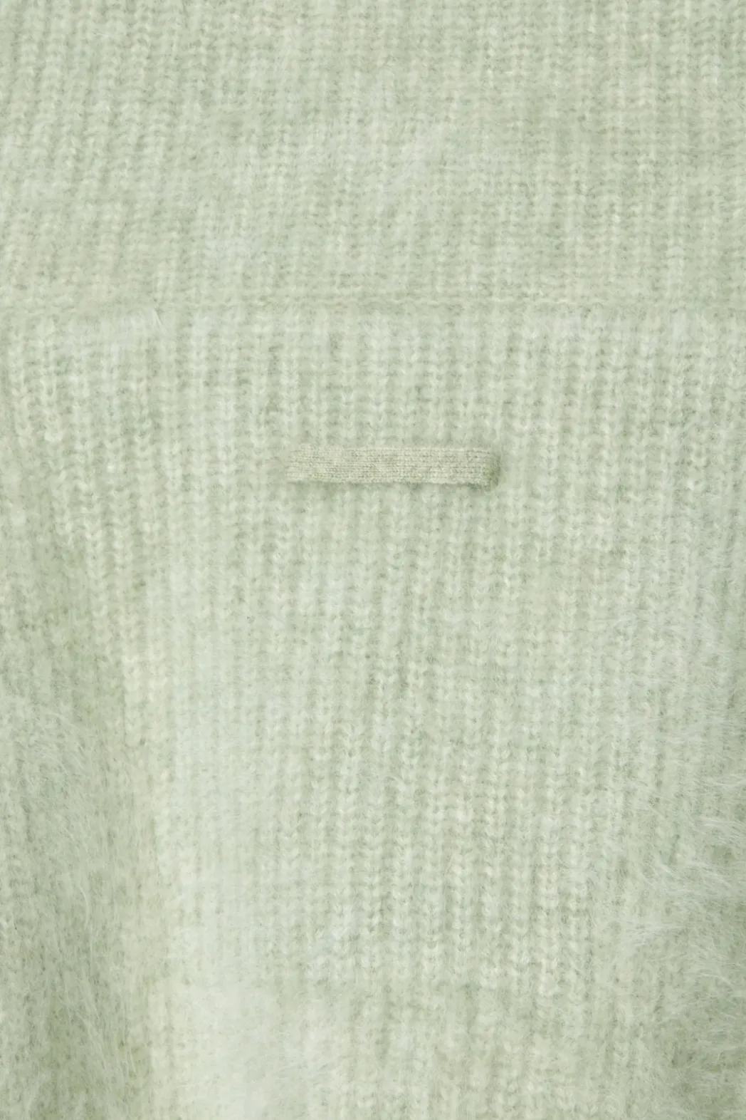 New COS THE FUNNEL-NECK BRUSHED-CASHMERE SWEATER PISTACHIO