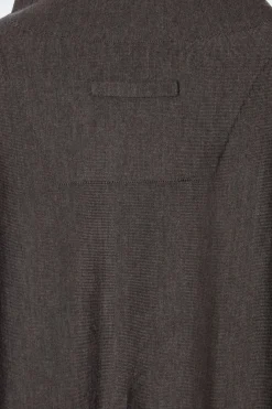 New COS THE FUNNEL-NECK MERINO WOOL SWEATER CHESTNUT