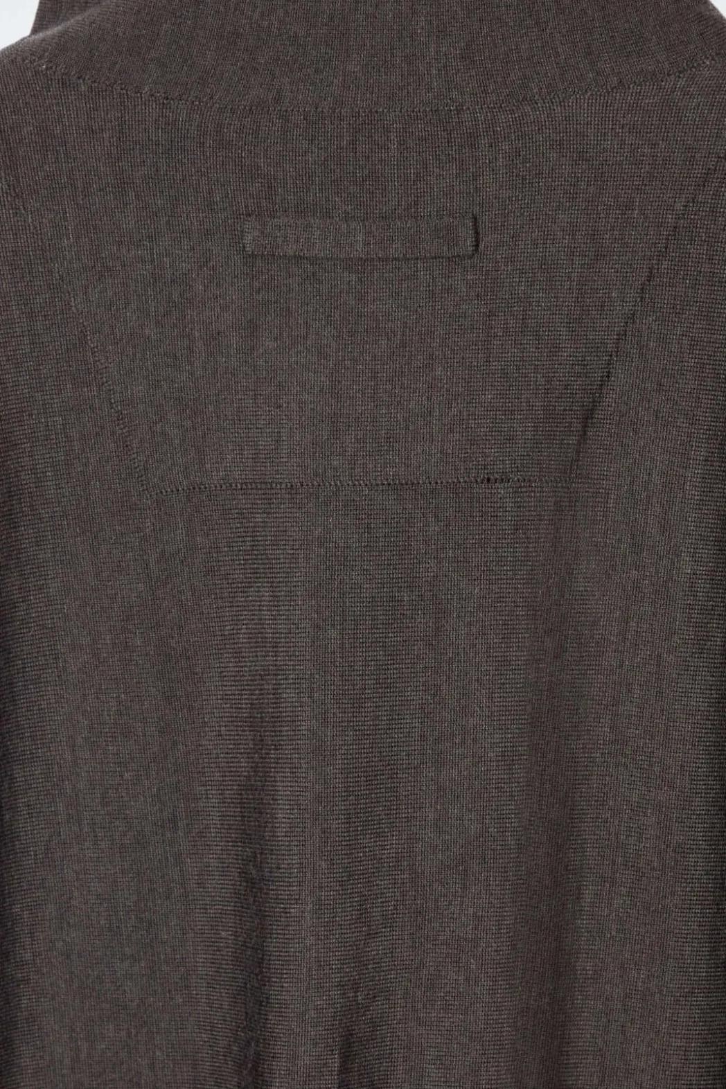 New COS THE FUNNEL-NECK MERINO WOOL SWEATER CHESTNUT