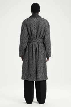 COS THE HERRINGBONE COAT CHESTNUT / HERRINGBONE