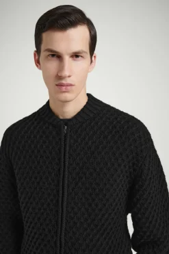 Clearance COS THE HONEYCOMB BOMBER JACKET CARBON
