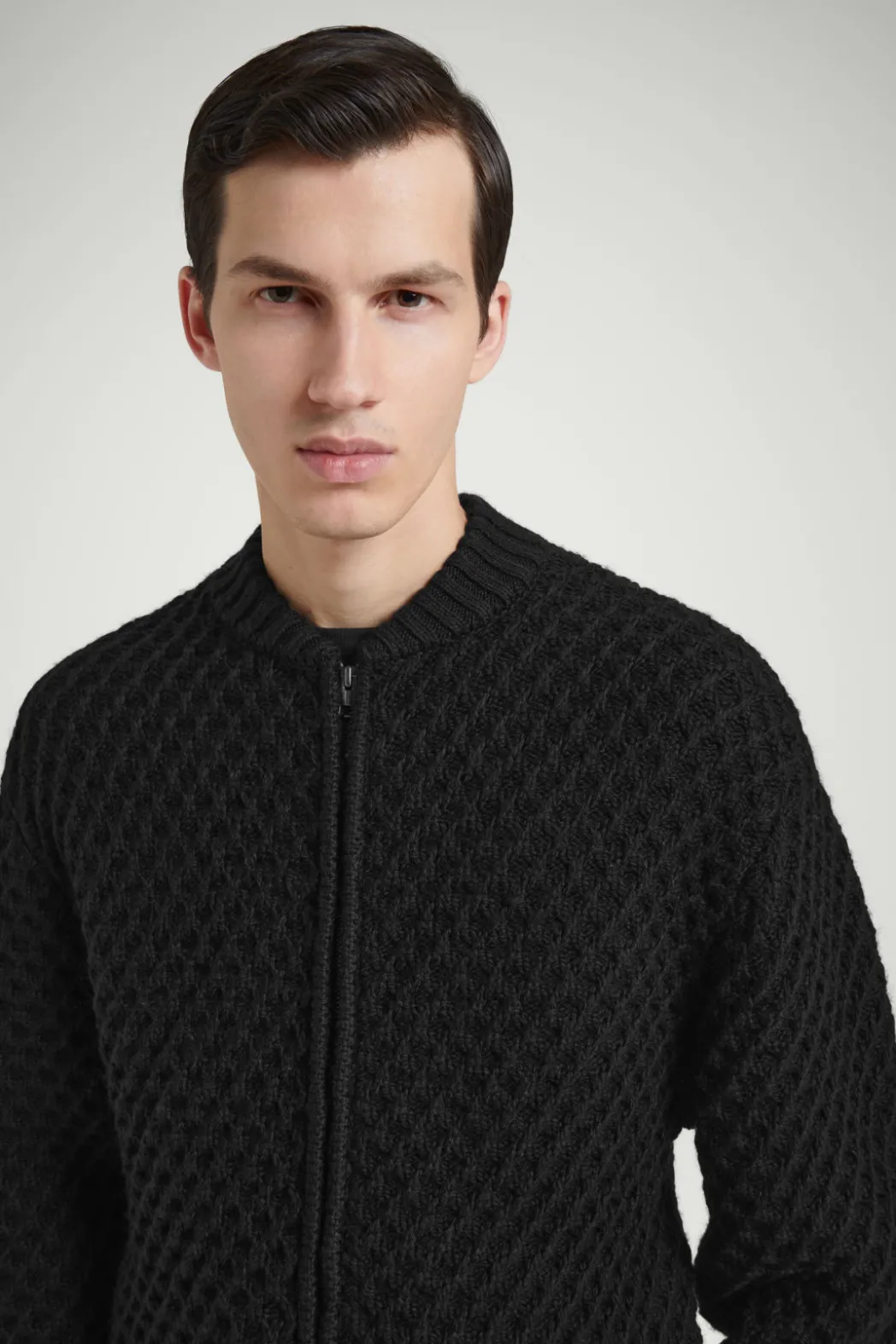 Clearance COS THE HONEYCOMB BOMBER JACKET CARBON