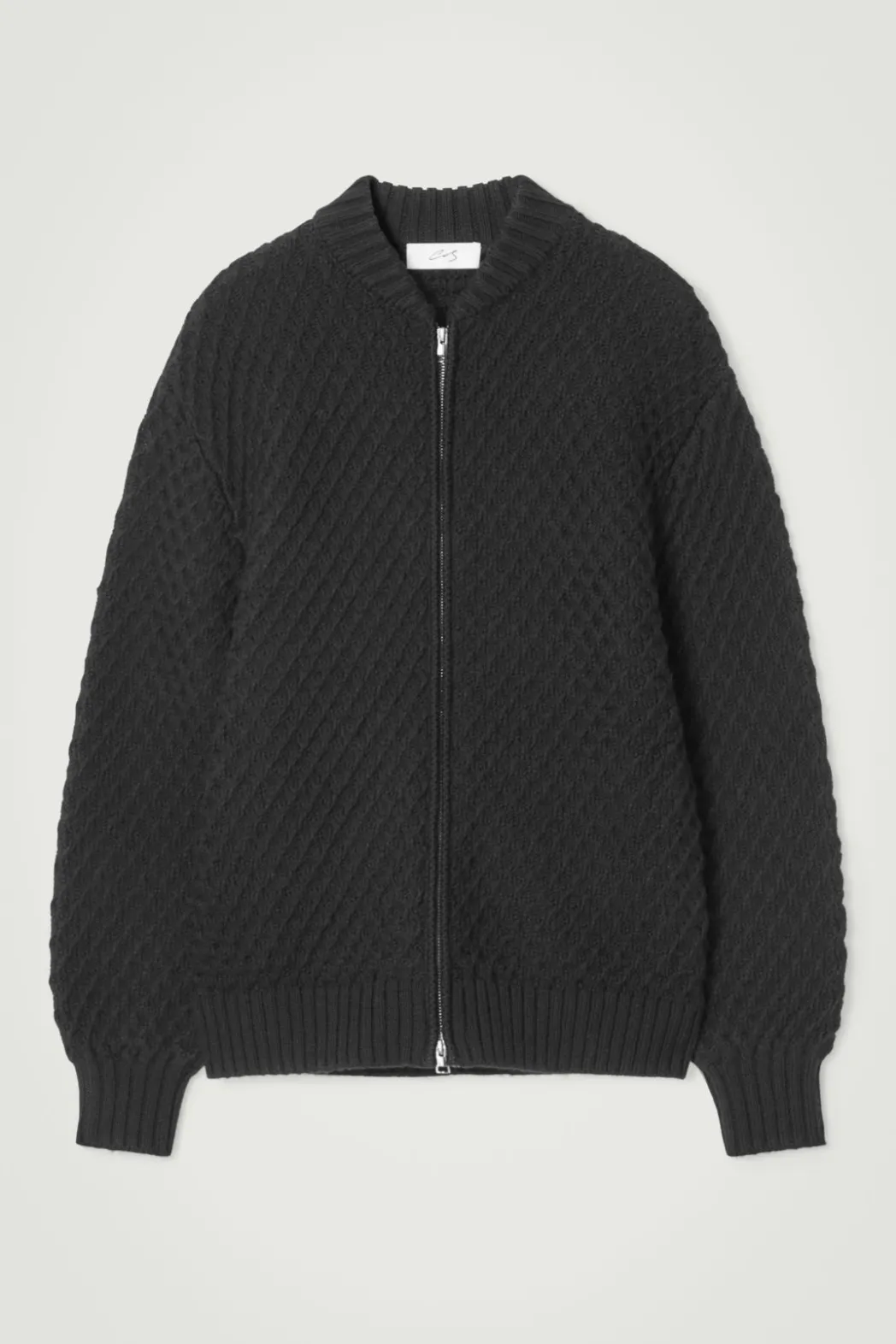 Clearance COS THE HONEYCOMB BOMBER JACKET CARBON