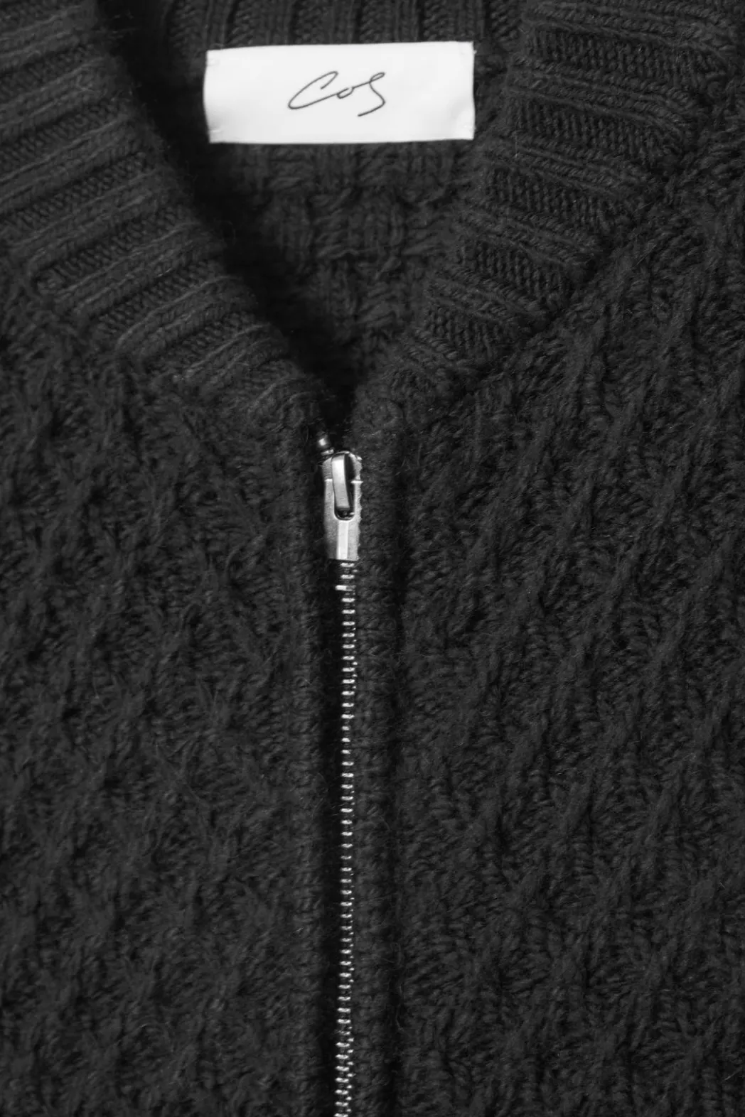 Clearance COS THE HONEYCOMB BOMBER JACKET CARBON