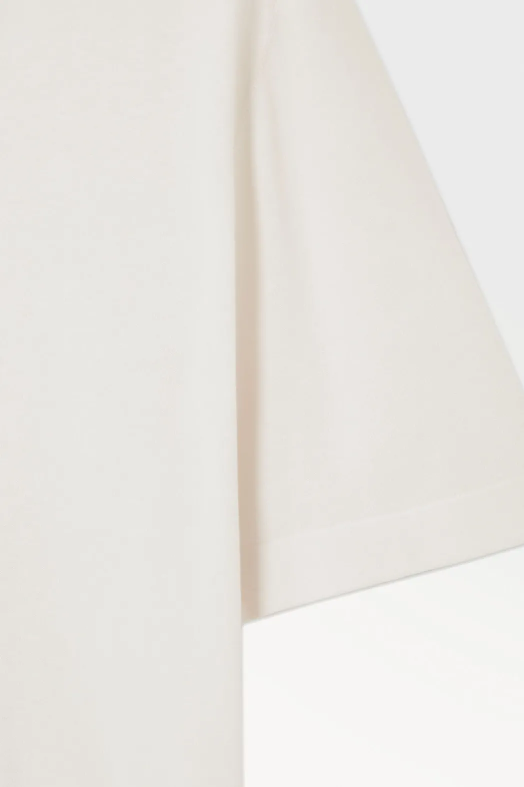 Best COS THE KNITTED SILK T-SHIRT WHITE