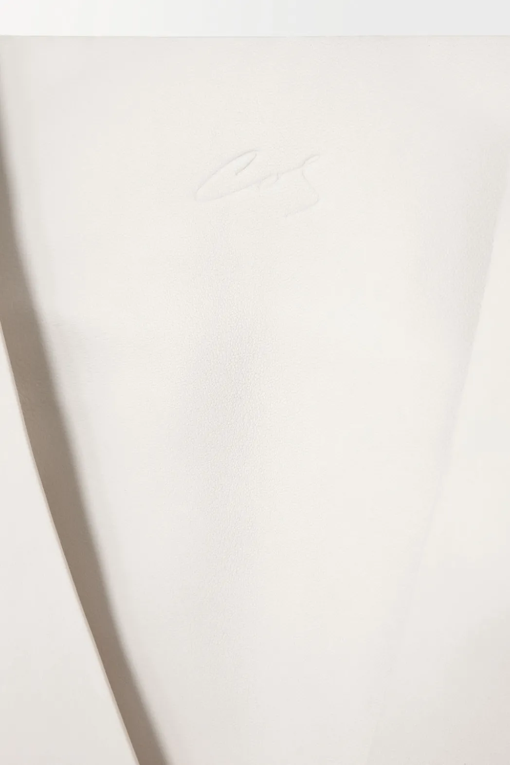 Online COS THE LEATHER WRAP TANK TOP WHITE
