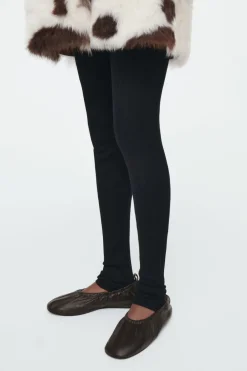 Sale COS THE LONGLINE MERINO WOOL LEGGINGS CARBON
