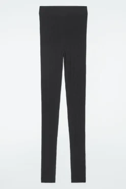 Sale COS THE LONGLINE MERINO WOOL LEGGINGS CARBON