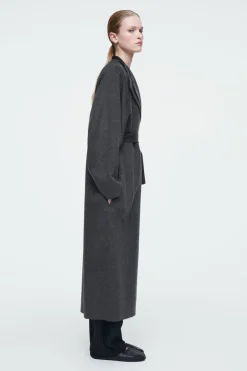Hot COS THE OVERSIZED DOUBLE-FACED COAT CHARCOAL
