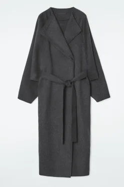 Hot COS THE OVERSIZED DOUBLE-FACED COAT CHARCOAL