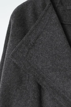Hot COS THE OVERSIZED DOUBLE-FACED COAT CHARCOAL
