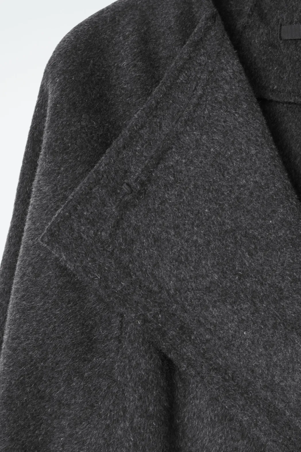 Hot COS THE OVERSIZED DOUBLE-FACED COAT CHARCOAL
