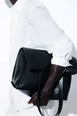 Sale COS THE PINSTRIPED SHIRT WHITE / PINSTRIPED