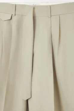COS THE PLEATED PANTS LIGHT BEIGE