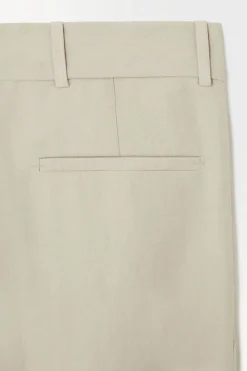 COS THE PLEATED PANTS LIGHT BEIGE