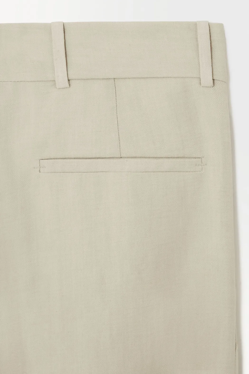 COS THE PLEATED PANTS LIGHT BEIGE