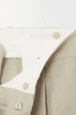 COS THE PLEATED PANTS LIGHT BEIGE