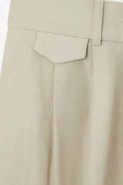 COS THE PLEATED PANTS LIGHT BEIGE