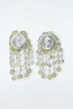 Outlet COS THE QUARTZ CASCADE EARRINGS JADE QUARTZ