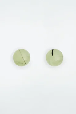 Discount COS THE QUARTZ STUD EARRINGS JADE QUARTZ