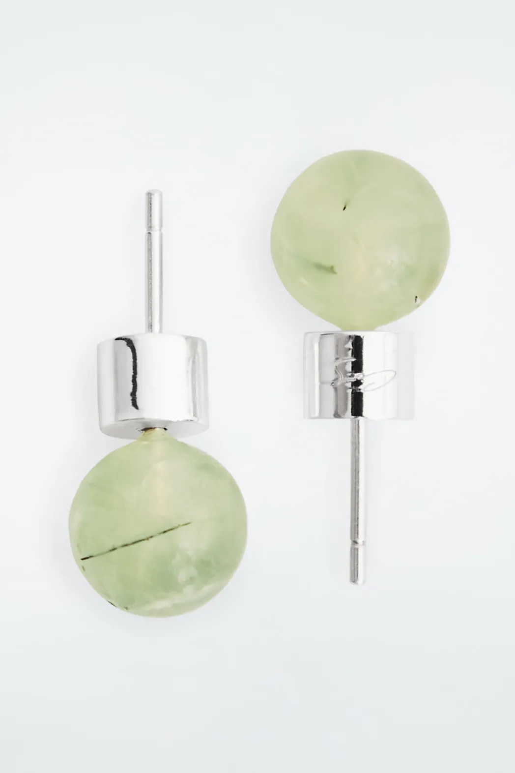 Discount COS THE QUARTZ STUD EARRINGS JADE QUARTZ