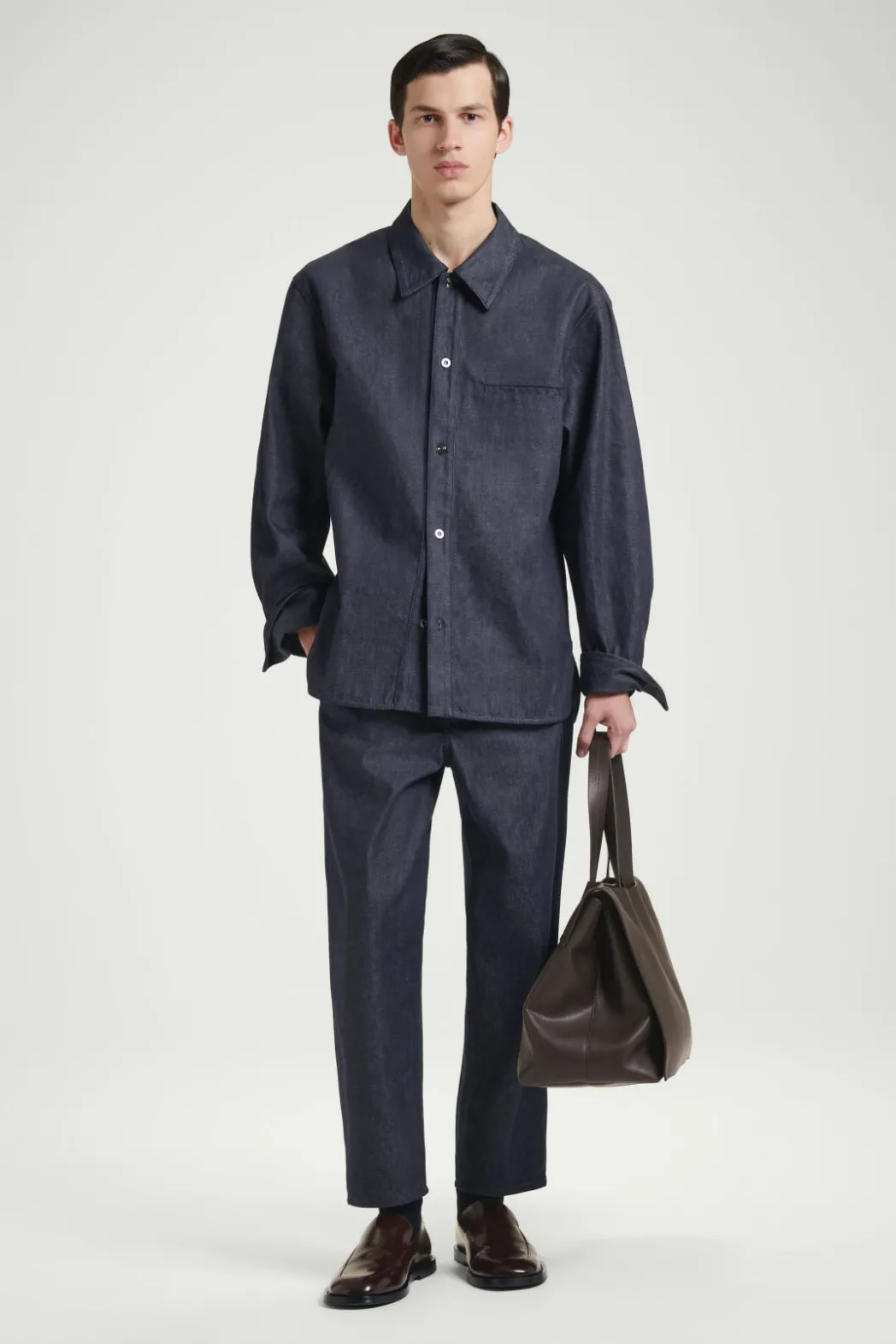 Hot COS THE RAW DENIM PANTS INDIGO
