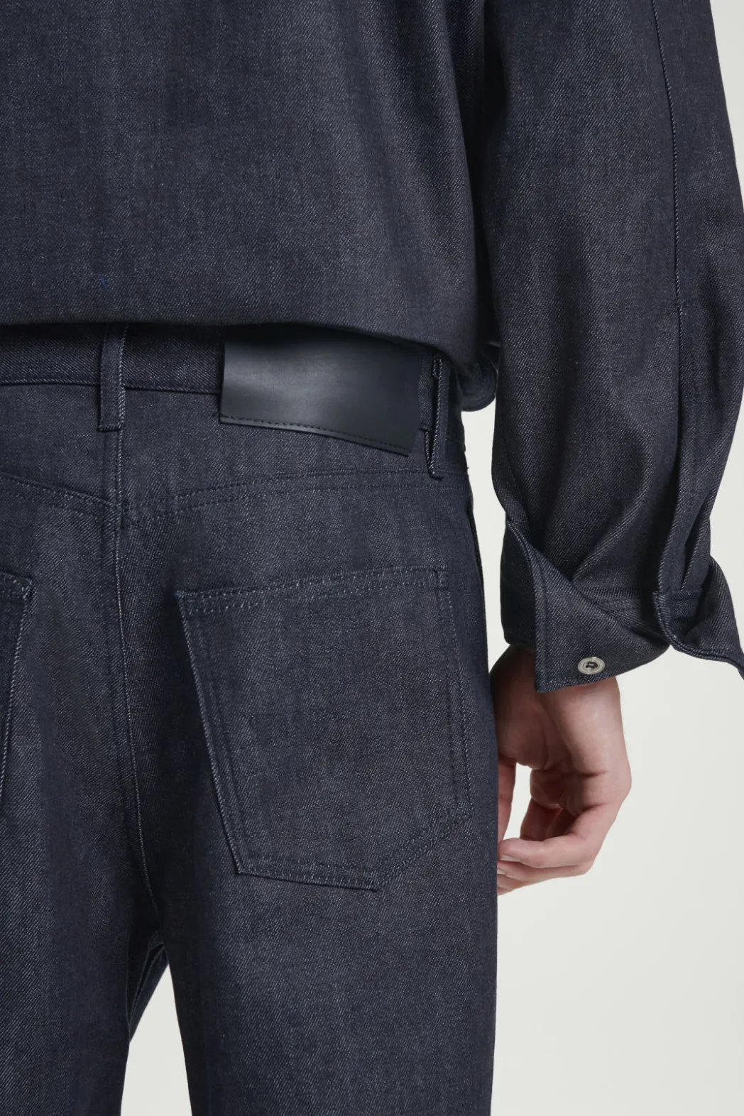 Hot COS THE RAW DENIM PANTS INDIGO