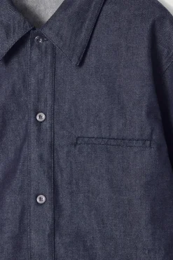Sale COS THE RAW DENIM SHIRT INDIGO