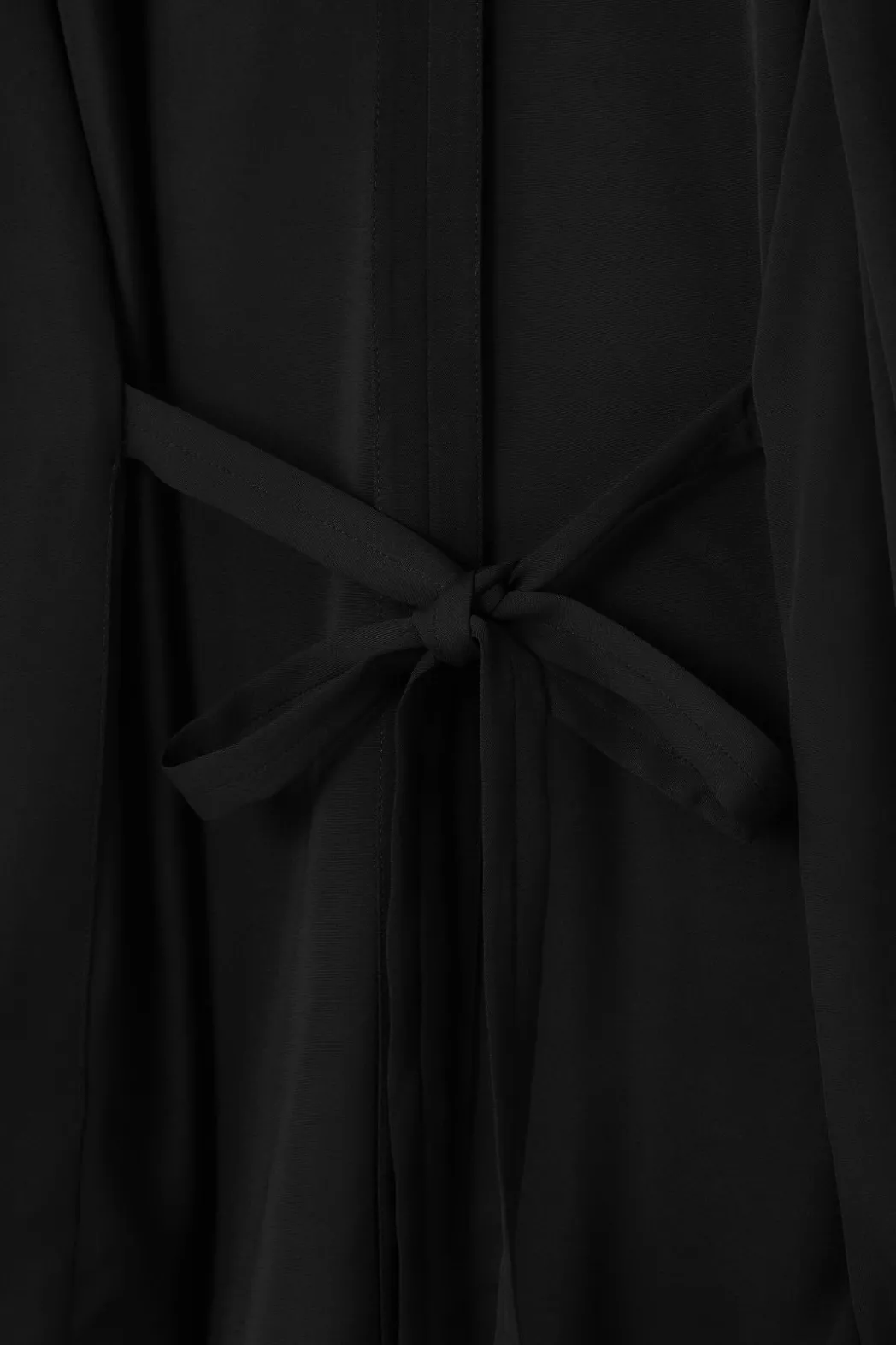 Sale COS THE RELAXED BELTED BLAZER BLACK