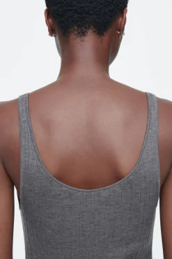 COS THE RIBBED MERINO WOOL BODY FOSSIL
