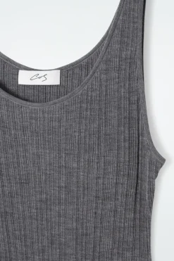 COS THE RIBBED MERINO WOOL BODY FOSSIL