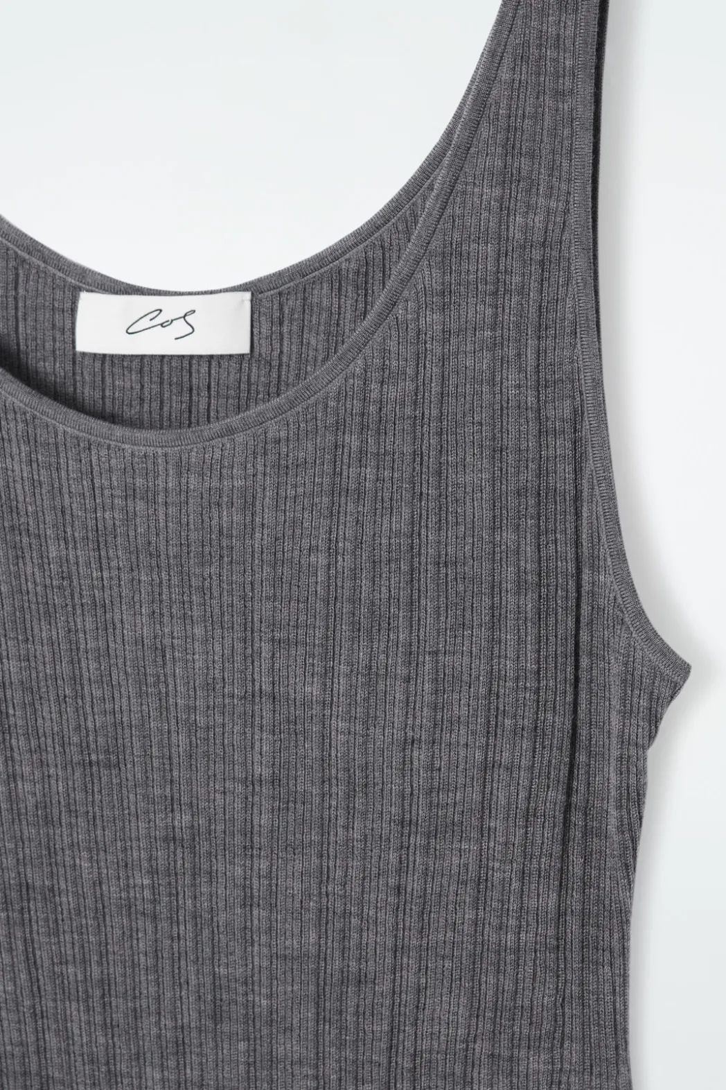 COS THE RIBBED MERINO WOOL BODY FOSSIL