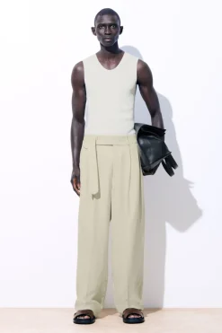 Hot COS THE RIBBED-KNIT TANK TOP IVORY