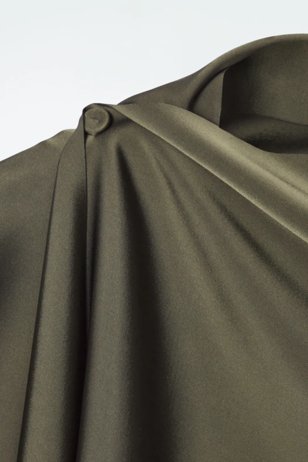 Clearance COS THE SCARF SHIFT DRESS FOG