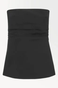 Clearance COS THE SCULPTED BANDEAU BLACK