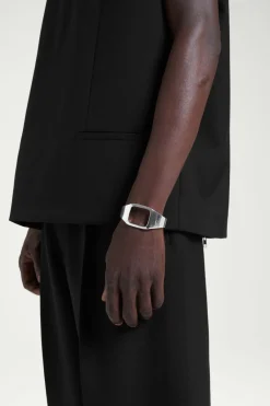 New COS THE SCULPTED CUFF SILVER