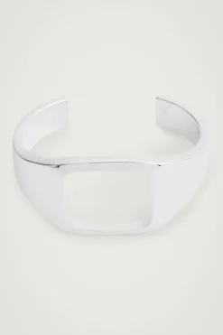 New COS THE SCULPTED CUFF SILVER