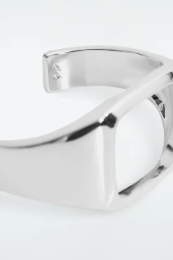 New COS THE SCULPTED CUFF SILVER