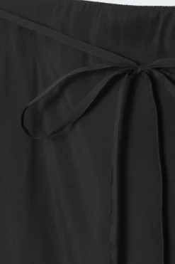 Hot COS THE SHEER LAYERED COLUMN SKIRT CARBON