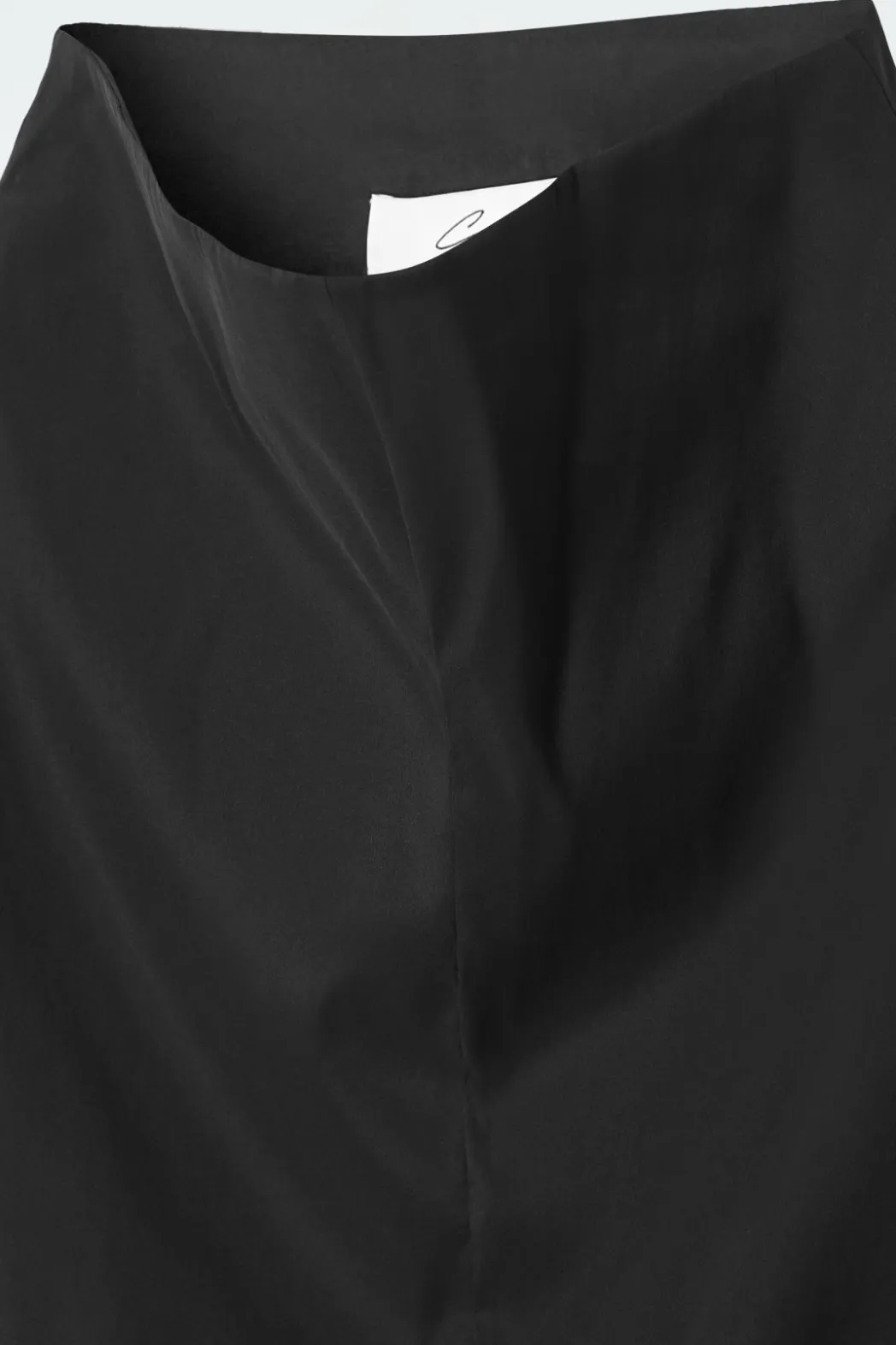 Sale COS THE SHEER SLEEVELESS TOP CARBON