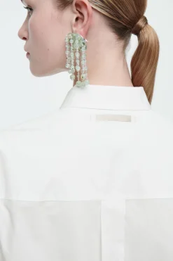 Discount COS THE SIGNATURE COTTON-POPLIN SHIRT CHALK