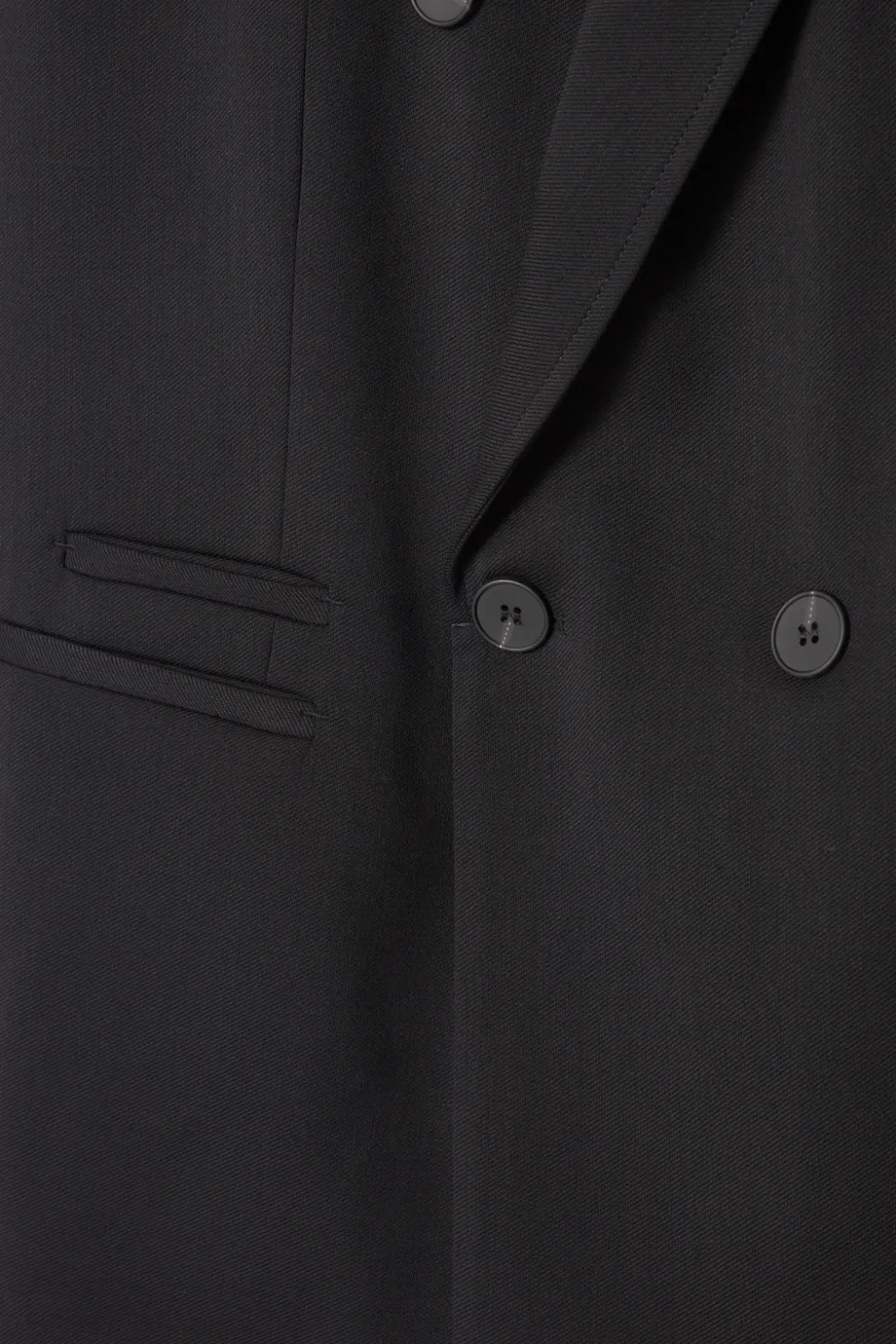 Hot COS THE SLEEVELESS DOUBLE-BREASTED BLAZER CARBON