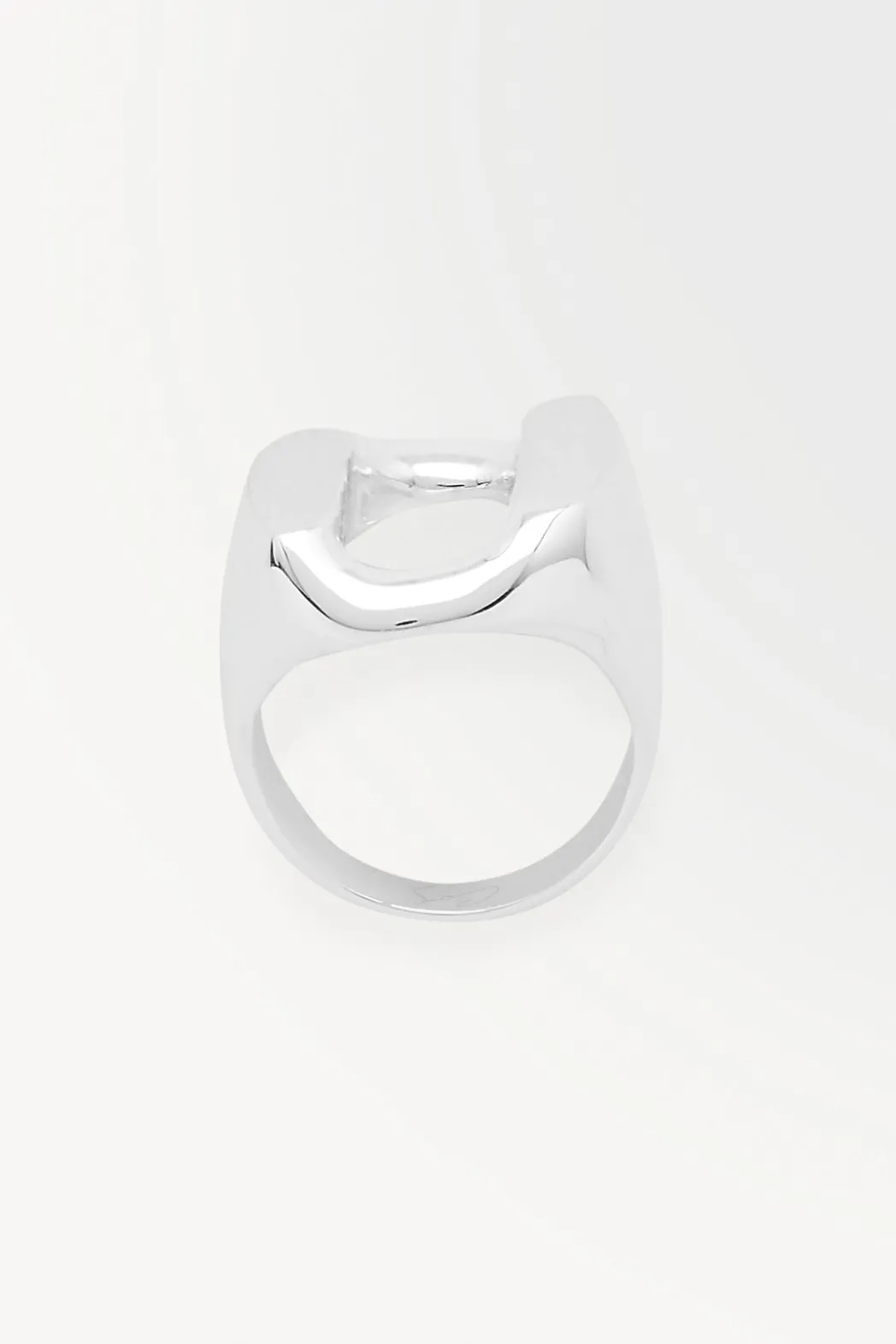 COS THE STERLING CHAIN-LINK RING SILVER