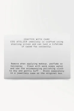 COS THE STERLING CHAIN-LINK RING SILVER