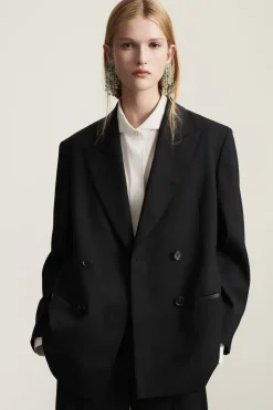 Best COS THE TAILORED PEAK-LAPEL BLAZER CARBON