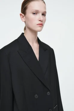 Best COS THE TAILORED PEAK-LAPEL BLAZER CARBON