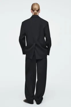 Best COS THE TAILORED PEAK-LAPEL BLAZER CARBON